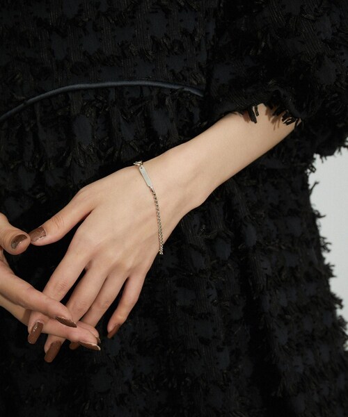 ADAM ET ROPE'（アダムエロペ）の「【公式サイト限定】【Le Chic Radical】Baby Crystal Bracelet（ブレスレット・レディース・シルバー・F）」の17枚目の写真