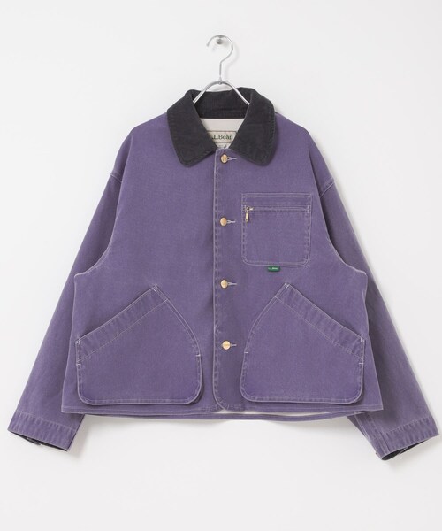 URBAN RESEARCH DOORS(アーバンリサーチドアーズ)の「L.L.Bean JAPAN EDITION HARBOR FIELD COAT(テーラードジャケット・レディース・NATURAL/FADESADDLE/SALMON/FADEBLUE・M)」の13枚目の写真