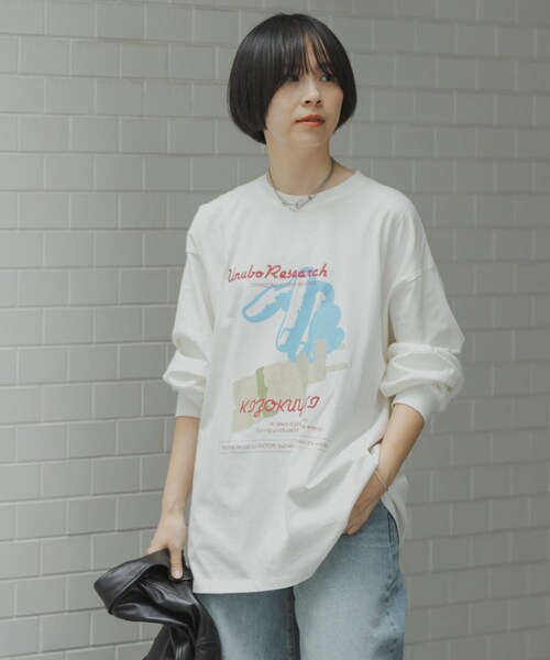 URBAN RESEARCH（アーバンリサーチ）の「鳥貴族×UR　UnuboResearch LONG-SLEEVE T-SHIRTS B（Tシャツ/カットソー・メンズ・WHITE/OATMEAL/CHARCOAL/BLACK/YELLOW/MOCHA・M/L/XL）」の7枚目の写真