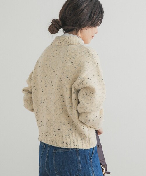 URBAN RESEARCH DOORS（アーバンリサーチドアーズ）の「ネップヤーンカーディガン（カーディガン/ボレロ・レディース・BEIGE/GRAY・Free）」の20枚目の写真