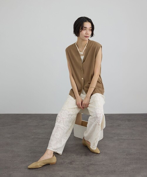 ADAM ET ROPE'(アダムエロペ)の「【J'aDoRe・一部店舗限定】【Raponesa General Store(レポネサジェネラルストア)】BONE COLLECTION(ネックレス・レディース・オフホワイト・F)」の14枚目の写真