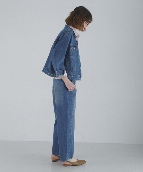 URBAN RESEARCH Sonny Label（アーバンリサーチサニーレーベル）の「オーセンティックデニムショートジャケット（デニムジャケット・レディース・インディゴ/ライトインディゴ・Free）」の19枚目の写真