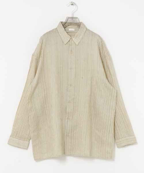 URBAN RESEARCH(アーバンリサーチ)の「SEEALL REGULAR COLLAR SHIRTS(シャツ/ブラウス・レディース・N STRIPE・44)」の1枚目の写真