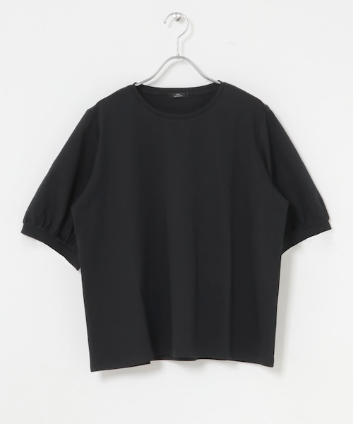 ITEMS URBANRESEARCH(アイテムズ アーバンリサーチ)の「袖デザインカットソー(Tシャツ/カットソー・レディース・WHT/BLK/BRN/L/BLU・Free)」の2枚目の写真