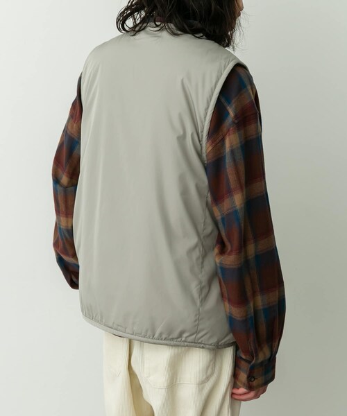 URBAN RESEARCH Sonny Label（アーバンリサーチサニーレーベル）の「ARMY TWILL　Weather Reversible Vest（ベスト・メンズ・GRAY/BLACK/KHAKI・M/L）」の22枚目の写真
