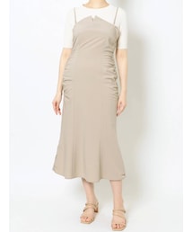 LAGUNAMOON | ギャザーナローキャミワンピース(ワンピース)