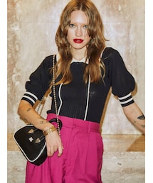 jouetie | ピンタックバイカラーニット(ニット/セーター)