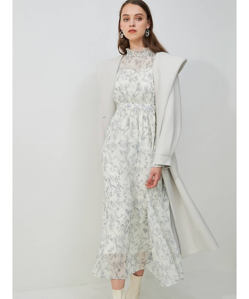 MERCURYDUO（マーキュリーデュオ）の「フーデッドロングコート（その他アウター・レディース・ブラウン/アイボリー/ベージュ/ラベンダー・M/S）」の11枚目の写真