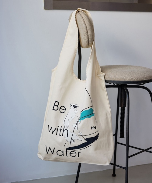 ROPE' PICNIC（ロペピクニック）の「【HERRY HANSEN/へリーハンセン】TEAR DROP TOTE（トートバッグ・レディース・キナリ/キナリ系・F）」の2枚目の写真