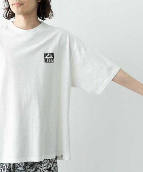 URBAN RESEARCH Sonny Label（アーバンリサーチサニーレーベル）の「REEF　BOX LOGO SHORT-SLEEVE T-SHIRTS（Tシャツ/カットソー・メンズ・WHT/BLK/PNK・M/L）」の8枚目の写真