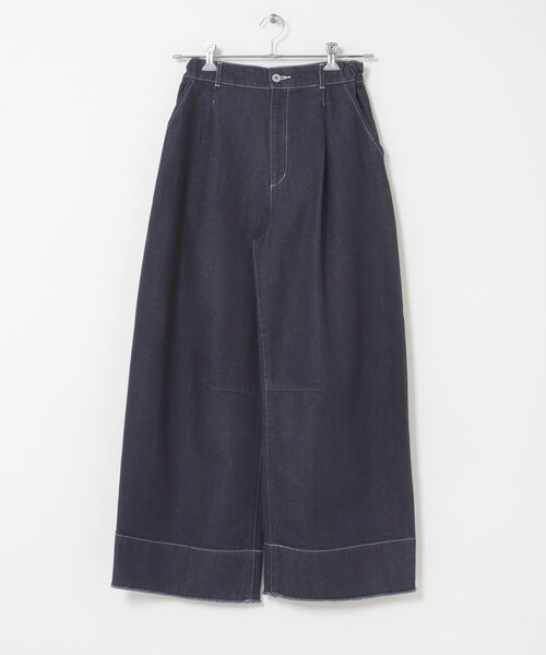 THE GOODLAND MARKET(ザグッドランドマーケット)の「cwtch ORGANIC DENIM WIDEPANTS(デニムパンツ・レディース・ONE WASH・1/2)」の10枚目の写真