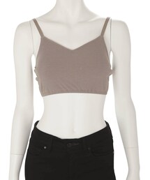 MERCURYDUO | カップ付バックレースブラトップ(Tシャツ/カットソー)