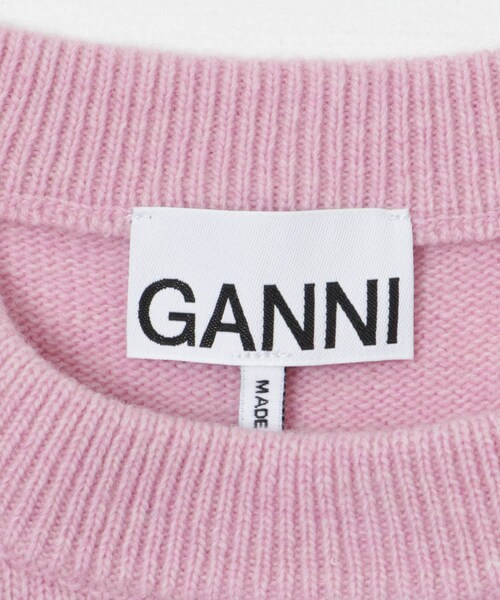 URBAN RESEARCH(アーバンリサーチ)の「GANNI Graphic Wool Mix Poodle(ニット/セーター・レディース・Chalk Pink・S)」の14枚目の写真