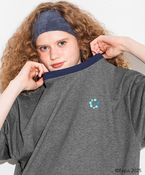 Collaboration URBAN RESEARCH（コラボレーションアーバンリサーチ）の「EXPO2025 RINGER T-SHIRTS（Tシャツ/カットソー・メンズ・OFF WHITE/INK BLACK/GRY×BLK/CCL×BLU/OTM×BRD・S/M/L）」の4枚目の写真