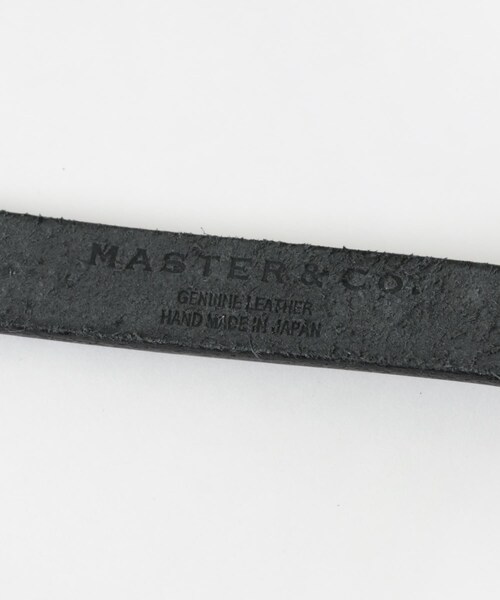 URBAN RESEARCH(アーバンリサーチ)の「『別注』 MASTER&Co.×URBAN RESEARCH STUDS 18mm BELT(ベルト・メンズ・99 BLACK・32)」の6枚目の写真