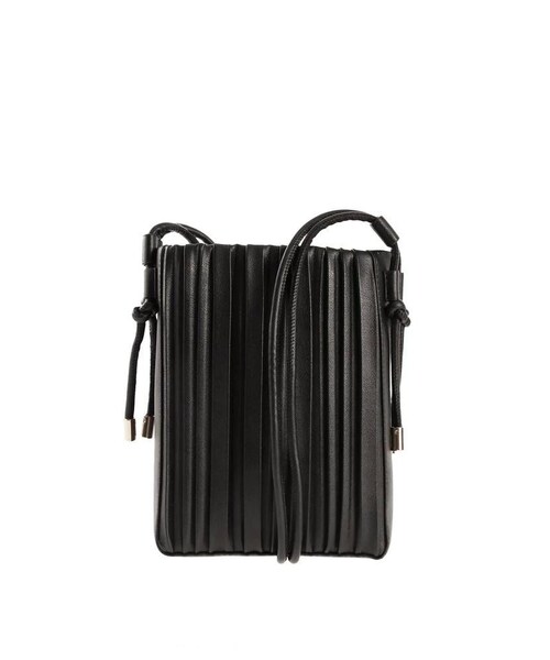 MERCURYDUO（マーキュリーデュオ）の「プリーツミニポシェット（ショルダーバッグ・レディース・アイボリー/ベージュ/ブラック・F）」の11枚目の写真