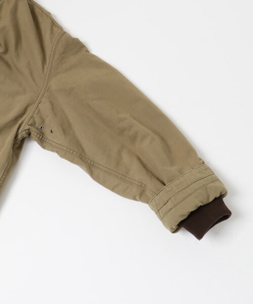 URBAN RESEARCH(アーバンリサーチ)の「A PRESSE Vintage WashedWool US Navy N-2 DeckCoat(ミリタリージャケット・メンズ・BEIGE・2/3/4)」の8枚目の写真
