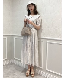 dazzlin | キャットアートシャツワンピース(ワンピース)