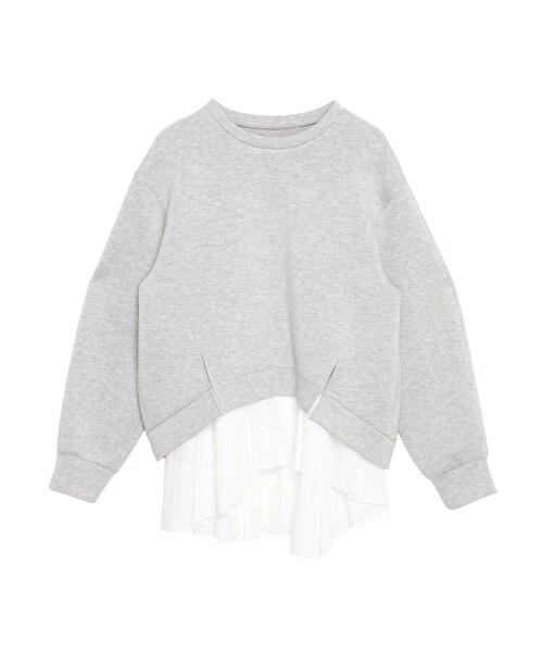 ELENDEEK（エレンディーク）の「PEPLUM CAMI SET TOP（Tシャツ/カットソー・レディース・オフホワイト/グレー/ブラック・F）」の8枚目の写真