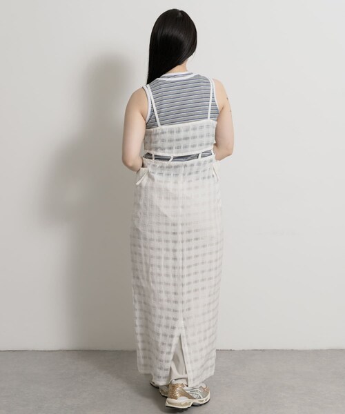 THE GOODLAND MARKET（ザグッドランドマーケット）の「&her　Layered Lace Onepiece（ワンピース・レディース・WHITE/BLACK・FREE）」の9枚目の写真