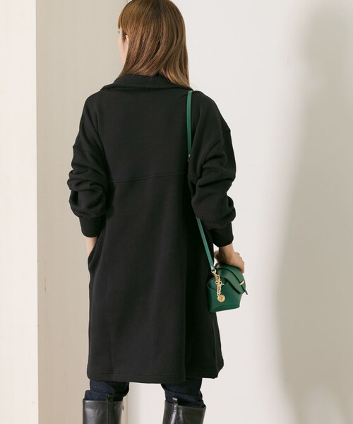 URBAN RESEARCH Sonny Label（アーバンリサーチサニーレーベル）の「ハーフジップスウェットチュニック（チュニック・レディース・オレンジ/グレー/ブラック・FREE）」の7枚目の写真