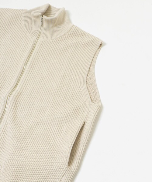 THE GOODLAND MARKET（ザグッドランドマーケット）の「米富繊維　MERCERIZED COTTON RIB VEST（ベスト・メンズ・40IVORY/12GRAY/24ORANGE・1/3）」の13枚目の写真