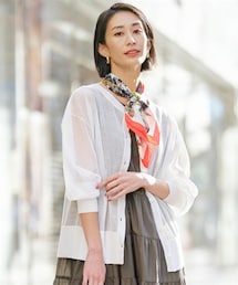 nissen | ２WAYシアーニットカーディガン【OtonaSMILE】(ニット/セーター)