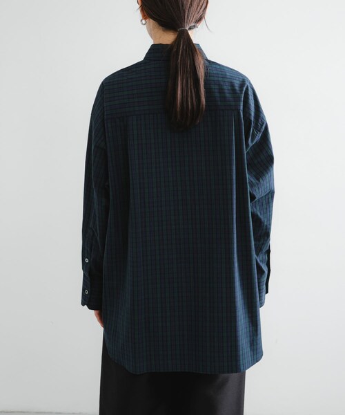 URBAN RESEARCH(アーバンリサーチ)の「new basic BROAD BIG SHIRTS(シャツ/ブラウス・レディース・BLUE/CHECK・FREE)」の11枚目の写真