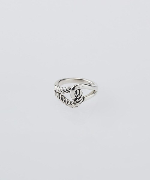 URBAN RESEARCH(アーバンリサーチ)の「XOLO Double Loop Ring(リング・メンズ・SILVER・L)」の2枚目の写真