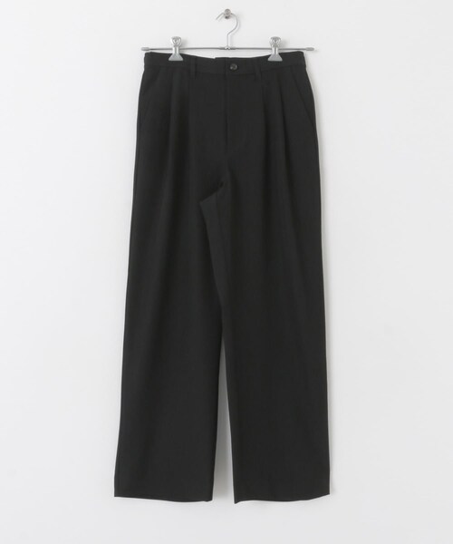 SENSE OF PLACE by URBAN RESEARCH（センスオブプレイスバイアーバンリサーチ）の「『イージーケア』ダブルタックワイドパンツ（その他パンツ・メンズ・CHARCOAL/BLACK/GREIGE/BLUE・S/M/L）」の13枚目の写真