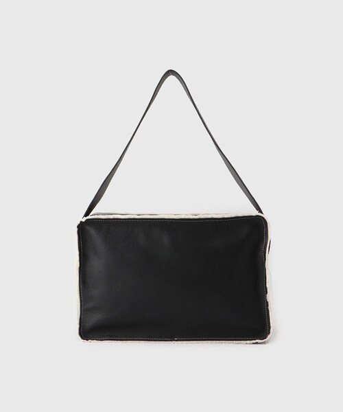 ADAM ET ROPE'（アダムエロペ）の「【HIDAKA/ヒダカ】BROKEN CLUB BAG（ショルダーバッグ・メンズ・ブラック・F）」の12枚目の写真