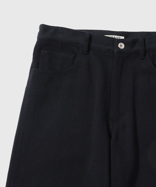 ADAM ET ROPE'（アダムエロペ）の「【AURALEE/オーラリー】SILK NEP DENIM 5P WIDE PANTS（その他パンツ・メンズ・ブラック/キナリ・3/4/5）」の9枚目の写真