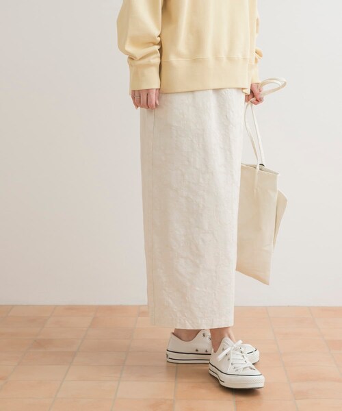 URBAN RESEARCH DOORS(アーバンリサーチドアーズ)の「ジャガードストレートスカート(スカート・レディース・IVORY/CAMEL・M)」の7枚目の写真