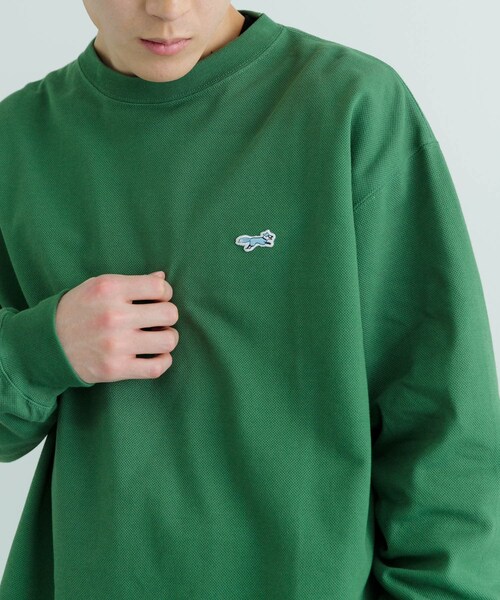 ITEMS URBANRESEARCH（アイテムズ アーバンリサーチ）の「PENNEYS　FOX Youth カノコ ロングスリーブ TOPS（Tシャツ/カットソー・メンズ・OFF/BLK/GRY/GRN・M/L）」の4枚目の写真