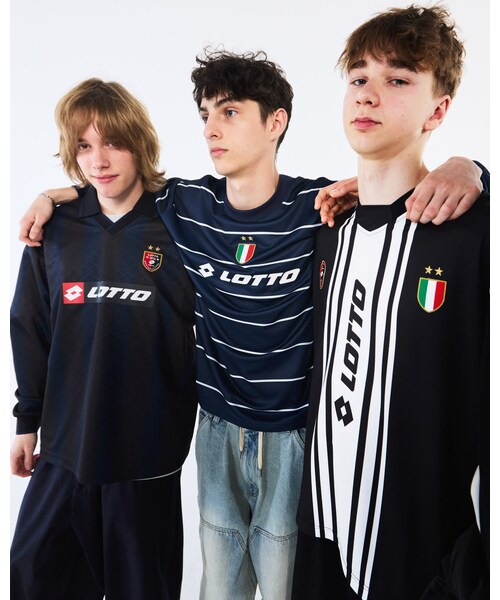 URBAN RESEARCH（アーバンリサーチ）の「LOTTO　BORDER LONG-SLEEVE GAME SHIRTS（Tシャツ/カットソー・メンズ・BLUE/NAVY・M/L/XL/XXL）」の4枚目の写真