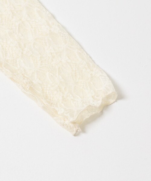 SENSE OF PLACE by URBAN RESEARCH（センスオブプレイスバイアーバンリサーチ）の「『洗濯可』フーディレースカットトップ（その他トップス・レディース・IVORY/BLACK/BEIGE・One）」の13枚目の写真