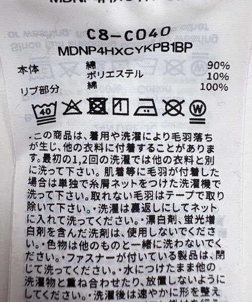 URBAN RESEARCH（アーバンリサーチ）の「『別注』CHAMPION×URBAN RESEARCH　SNOW POWDER WASH CREW-NECK（スウェット・メンズ・BLACK/NAVY/RED/GREEN・M/L/XL）」の11枚目の写真