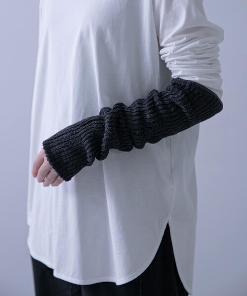 かぐれ（カグレ）の「マルエーニット　レッグウォーマー L（レッグウォーマー・レディース・CHARCOAL/GRAY/ナチュラル・Long）」の6枚目の写真