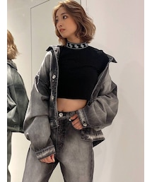 GYDA | 【セット着用】SPRAY PROCESSING BIG Gジャン(デニムジャケット)