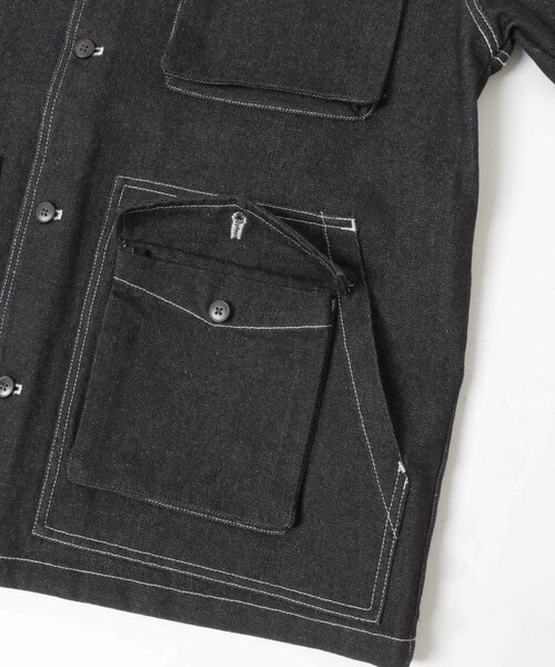 ITEMS URBANRESEARCH（アイテムズ アーバンリサーチ）の「カバーオールジャケット（カバーオール・メンズ・NVY/BLK/BEG/OLV/BGD・M/L）」の16枚目の写真