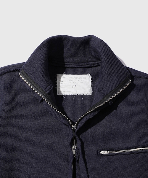 ADAM ET ROPE'(アダムエロペ)の「【CAMIEL FORTGENS/カミエル フォートヘンス】ZIP UP KNIT(ニット/セーター・メンズ・ネイビー・S/XS)」の5枚目の写真