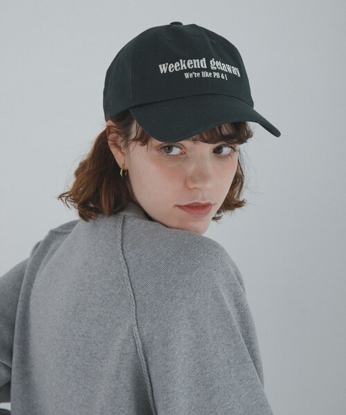 URBAN RESEARCH Sonny Label（アーバンリサーチサニーレーベル）の「WEEKEND GETAWAY CAP（キャップ・レディース・アイスグレー/グリーン/チェリーレッド・One）」の16枚目の写真