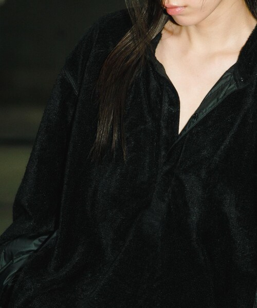 URBAN RESEARCH（アーバンリサーチ）の「『別注』BROOXON×URBS　U.P.S. AIRLITE WARM SWEAT SHIRTS（スウェット・メンズ・BLACK・M/L/XL）」の12枚目の写真