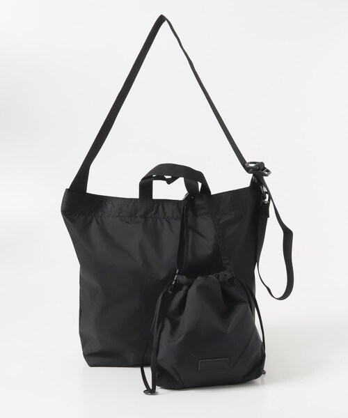 URBAN RESEARCH DOORS（アーバンリサーチドアーズ）の「BAICYCLON　PACKABLE TOTE SHOULDER（トートバッグ・レディース・BLACK・Free）」の2枚目の写真