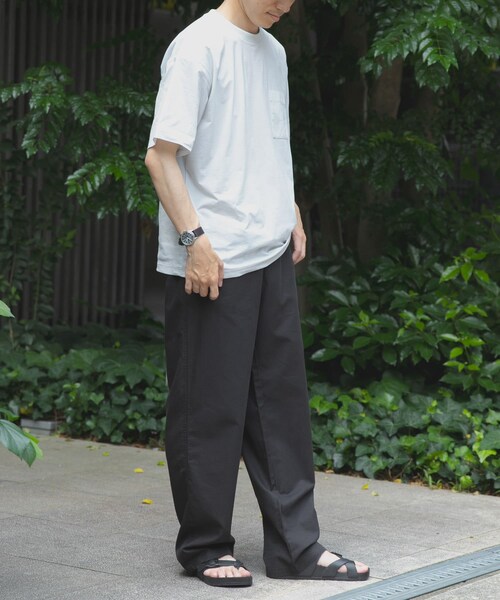ITEMS URBANRESEARCH(アイテムズ アーバンリサーチ)の「接触冷感ハイストレッチTシャツ(シャツ/ブラウス・メンズ・CHA/WHT/NVY/BLK・M/L)」の9枚目の写真