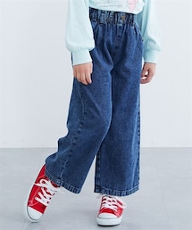 QUNTSTYLE | ハートボタンロング丈ワイドパンツ（女の子）(その他パンツ)