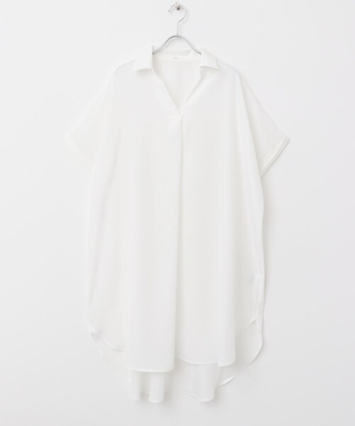 ITEMS URBANRESEARCH（アイテムズ アーバンリサーチ）の「スキッパーフレンチチュニック（チュニック・レディース・NVY/KHK/WHT/MNT・FREE）」の13枚目の写真