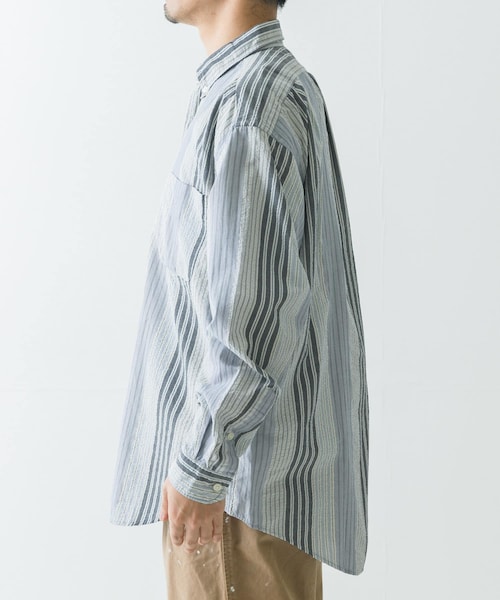 URBAN RESEARCH（アーバンリサーチ）の「FREEMANS SPORTING CLUB　CHRYSTIE SHIRT（シャツ/ブラウス・メンズ・グリーン/ブルー・S/M）」の5枚目の写真