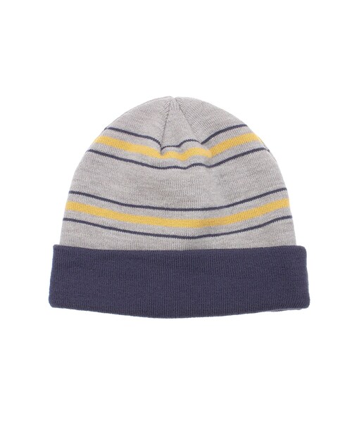 Ungrid（アングリッド）の「ボーダーニット帽（ニットキャップ/ビーニー・レディース・ボルドー/グリーン/ネイビー・F）」の6枚目の写真