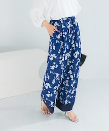 URBAN RESEARCH ROSSO WOMEN | フラワーモチーフプリントパンツ(その他パンツ)